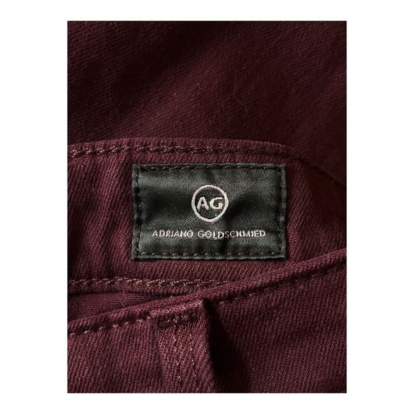 Adriano Goldschmied AG Jeans The Farrah Skinny high rise red size 31 - Picture 4 of 5